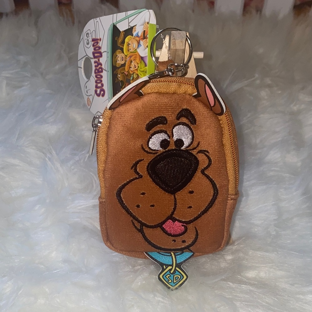 Scooby-Doo Brown Coin Purse Bag Charm Keychain